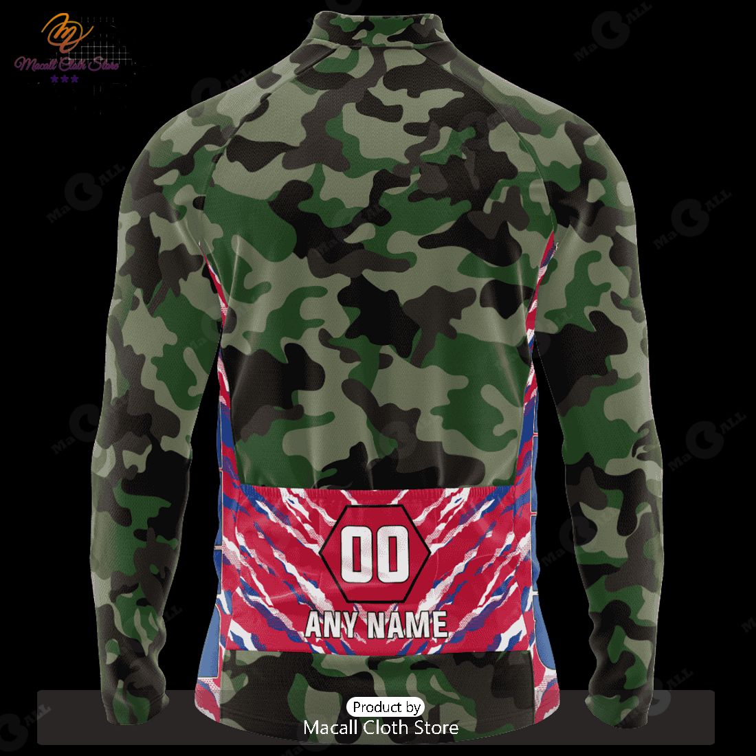 HOT TREND NFL Buffalo Bills Special Camo Design Cycling Jersey Hoodie