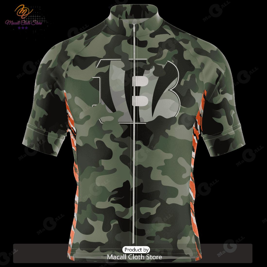 HOT Cincinnati Bengals Camo Cycling Jersey NFL 2023 Personalized HOT Cincinnati Bengals Camo Cycling Jersey NFL 2023 Personalized