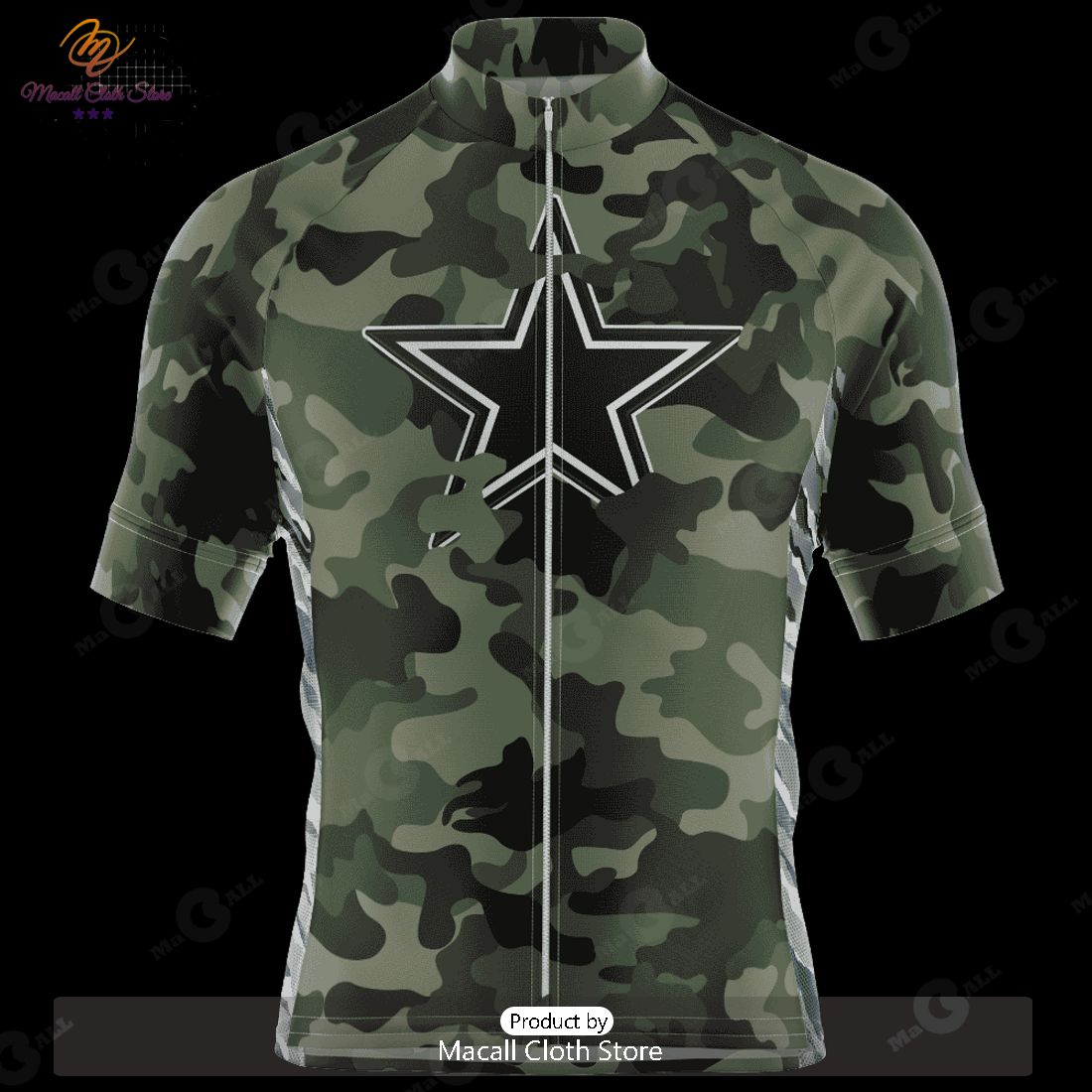 HOT Dallas Cowboys Camo Cycling Jersey NFL 2023 Personalized HOT Dallas Cowboys Camo Cycling Jersey NFL 2023 Personalized