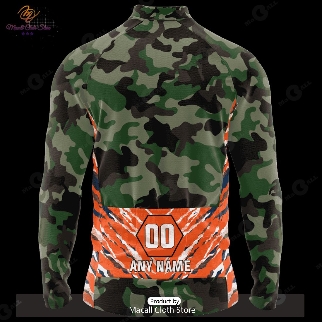 BEST NFL Denver Broncos Special Camo Design Cycling Jersey Hoodie