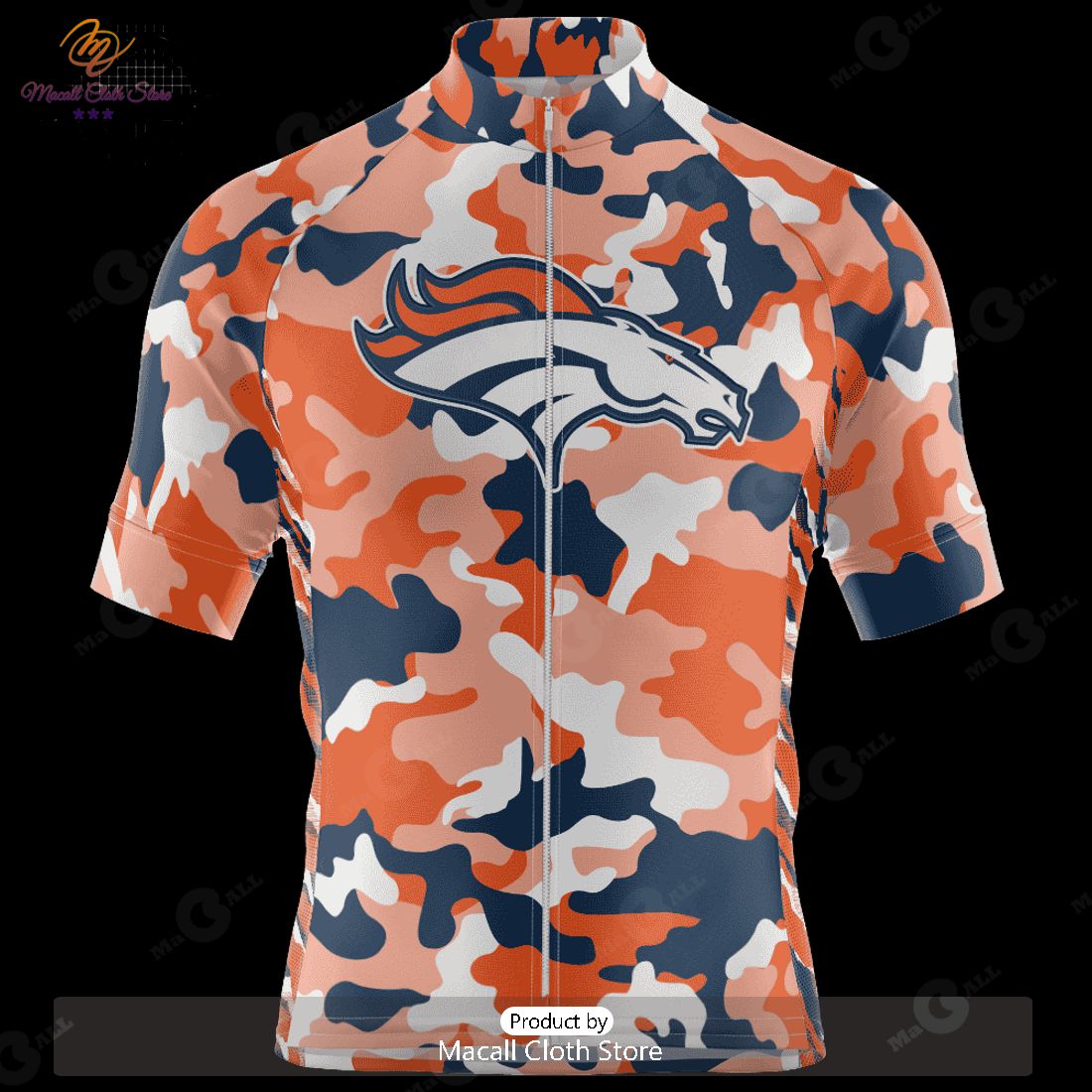 HOT Denver Broncos Colorful Camo Cycling Jersey NFL 2023 Personalized HOT Denver Broncos Colorful Camo Cycling Jersey NFL 2023 Personalized