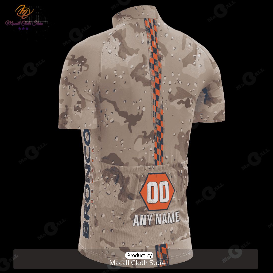 HOT Denver Broncos Desert Camo Cycling Jersey NFL 2023 Personalized