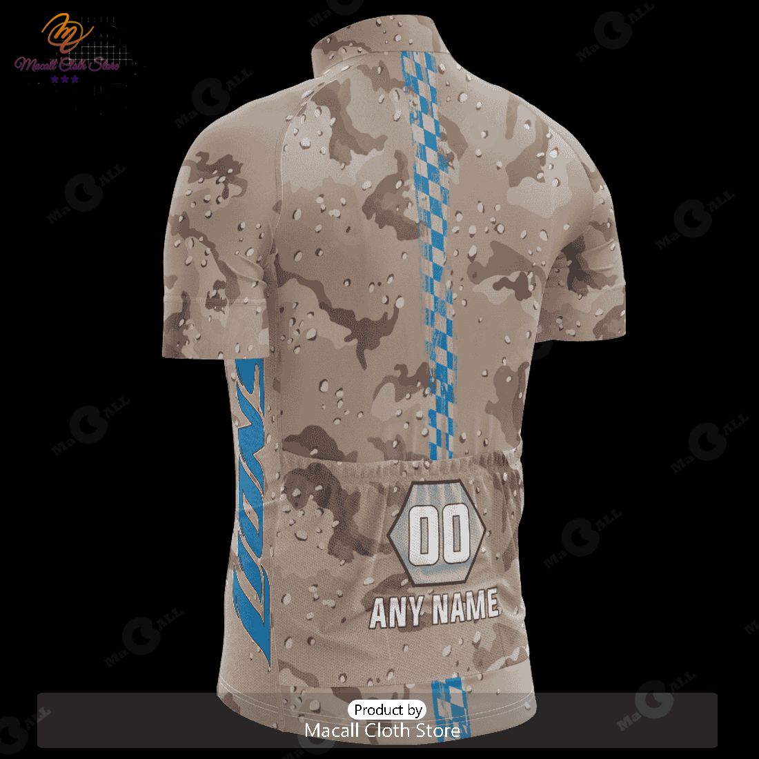 BEST NFL Detroit Lions Special Desert Camo Design Cycling Jersey Hoodie