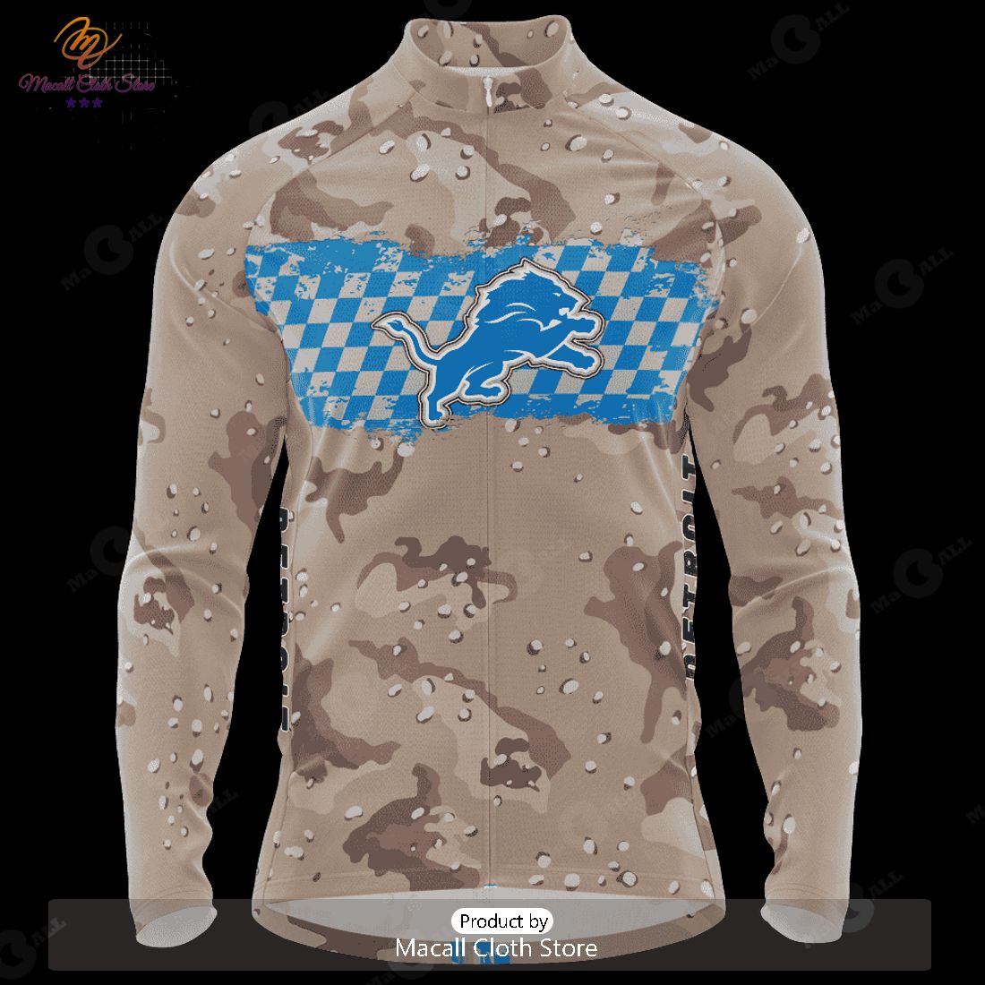 HOT Detroit Lions Desert Camo Cycling Jersey NFL 2023 Personalized HOT Detroit Lions Desert Camo Cycling Jersey NFL 2023 Personalized