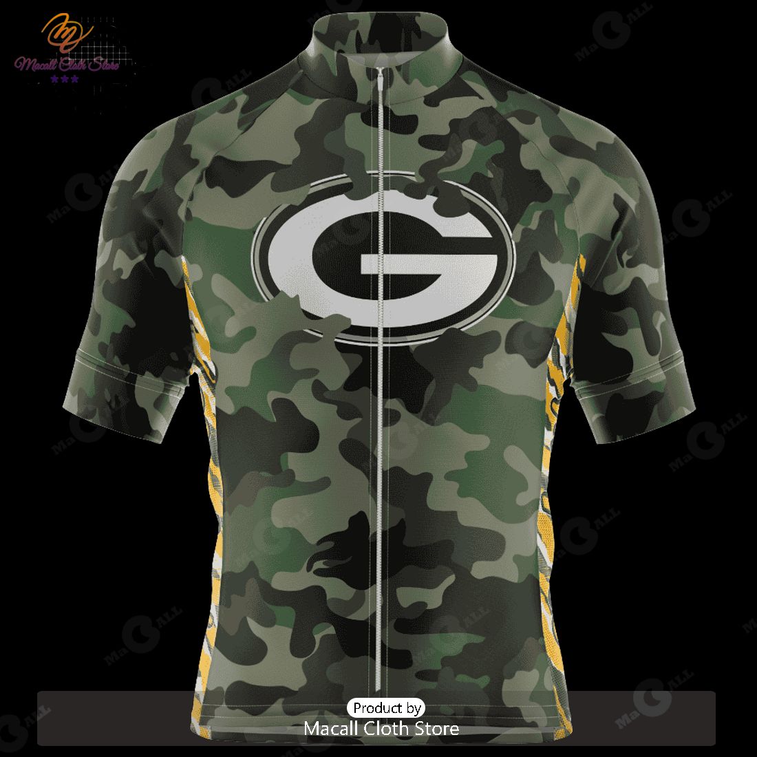 HOT Green Bay Packers Camo Cycling Jersey NFL 2023 Personalized