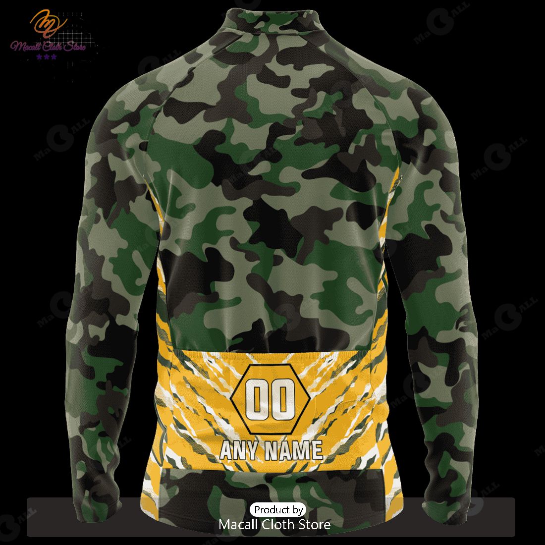 AVAILABLE NFL Green Bay Packers Special Camo Design Cycling Jersey Hoodie