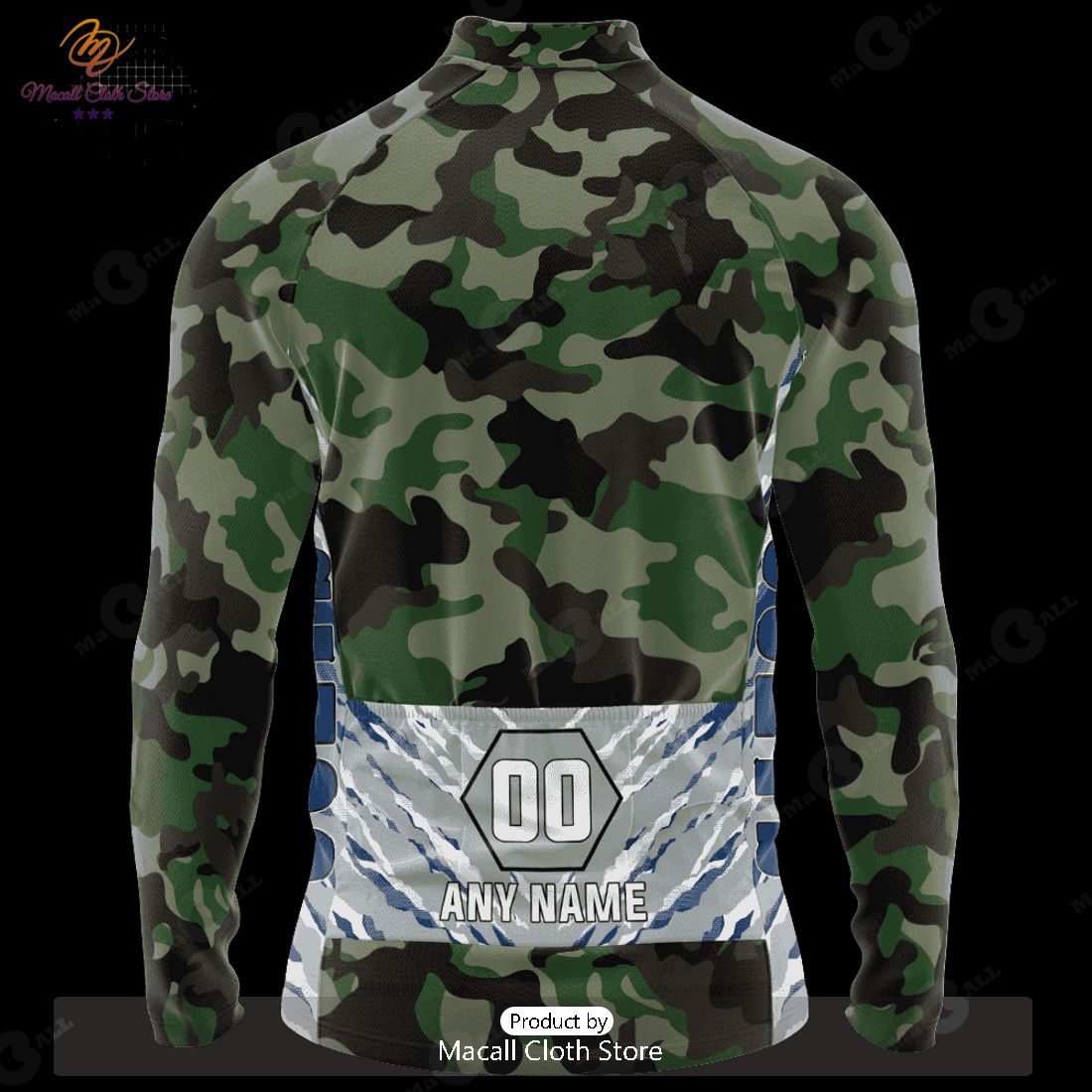 HOT Indianapolis Colts Camo Cycling Jersey NFL 2023 Personalized