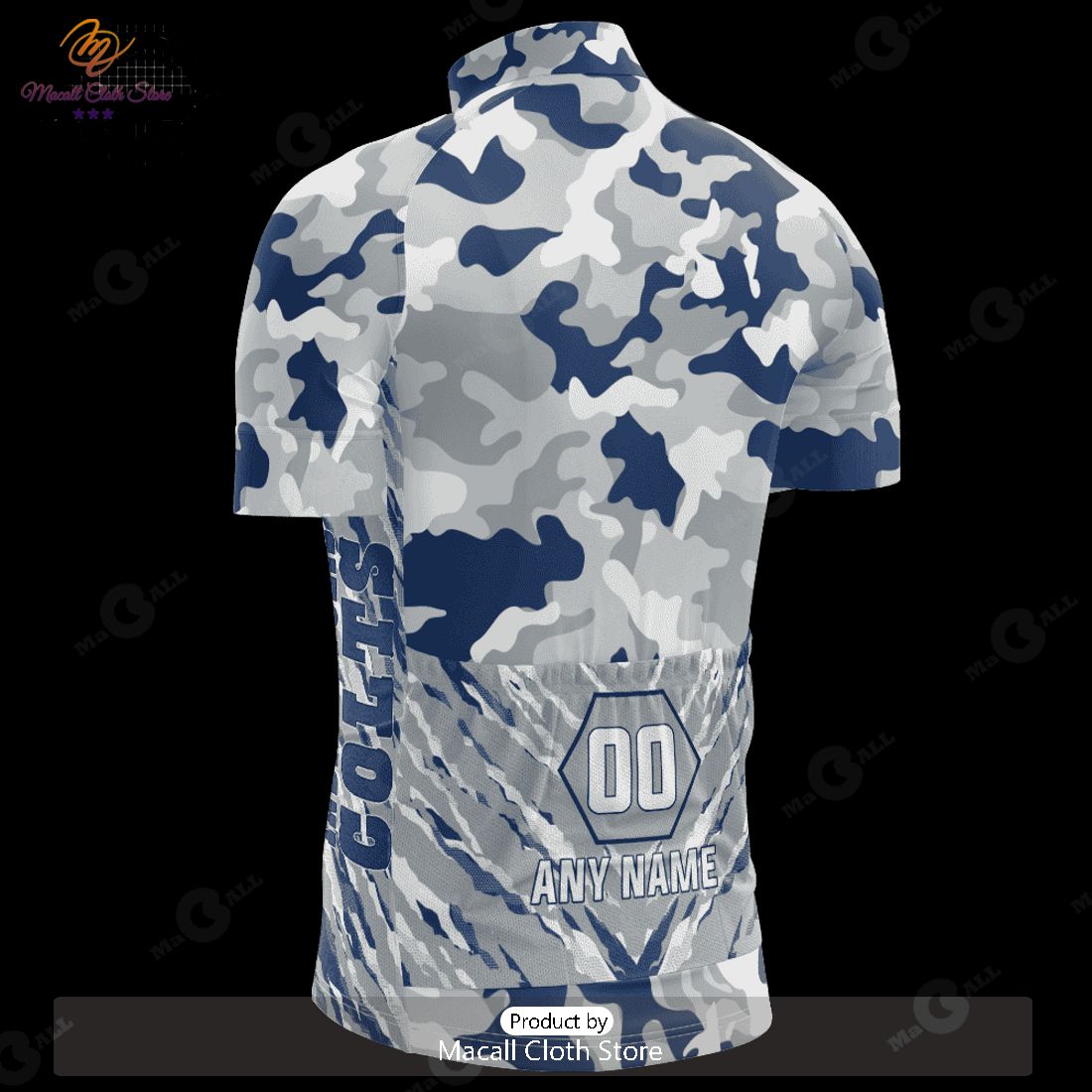 HOT Indianapolis Colts Colorful Camo Cycling Jersey NFL 2023 Personalized