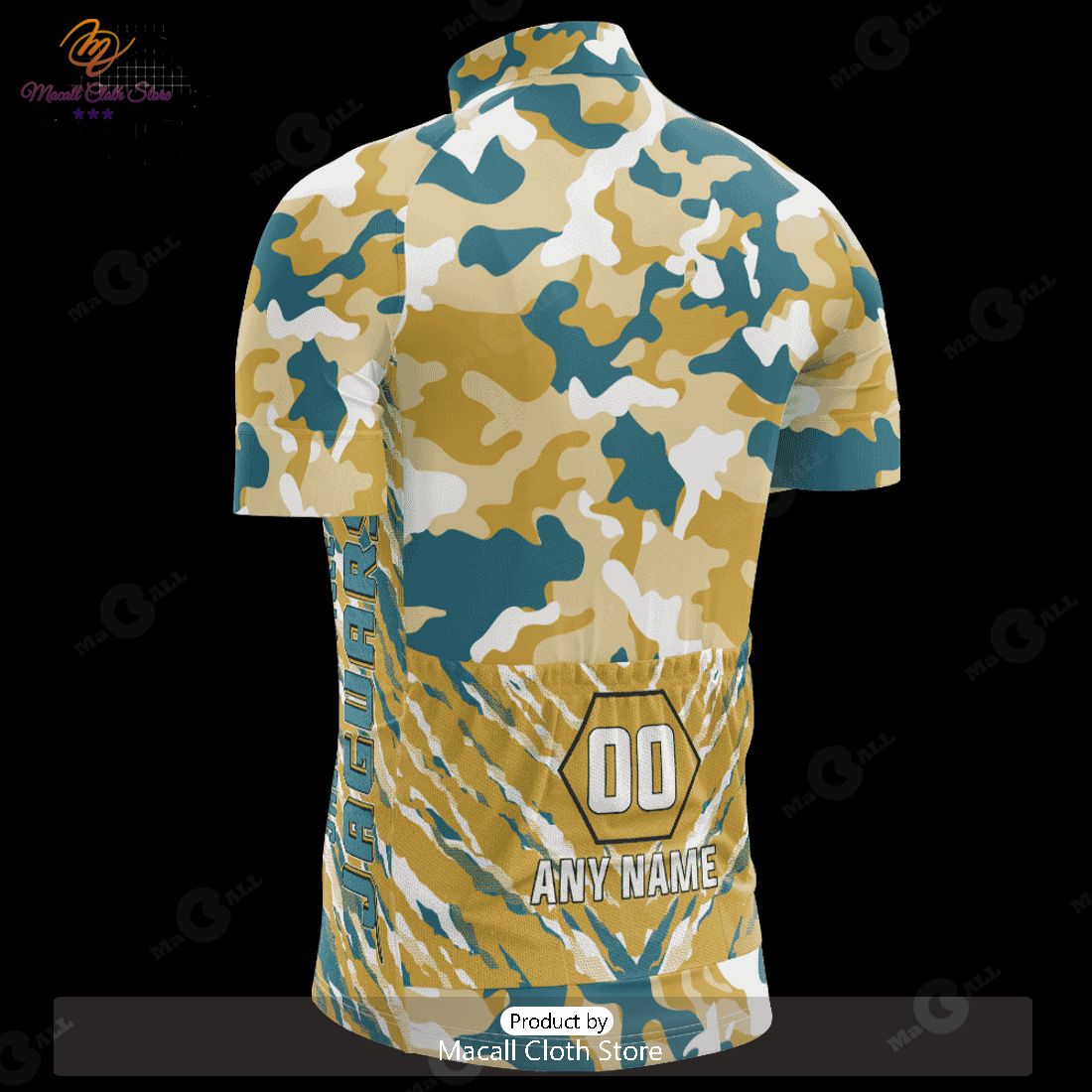 HOT Jacksonville Jaguars Colorful Camo Cycling Jersey NFL 2023 Personalized