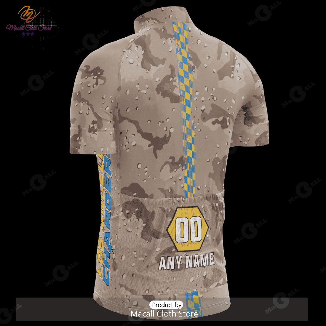 HOT Los Angeles Chargers Desert Camo Cycling Jersey NFL 2023 Personalized