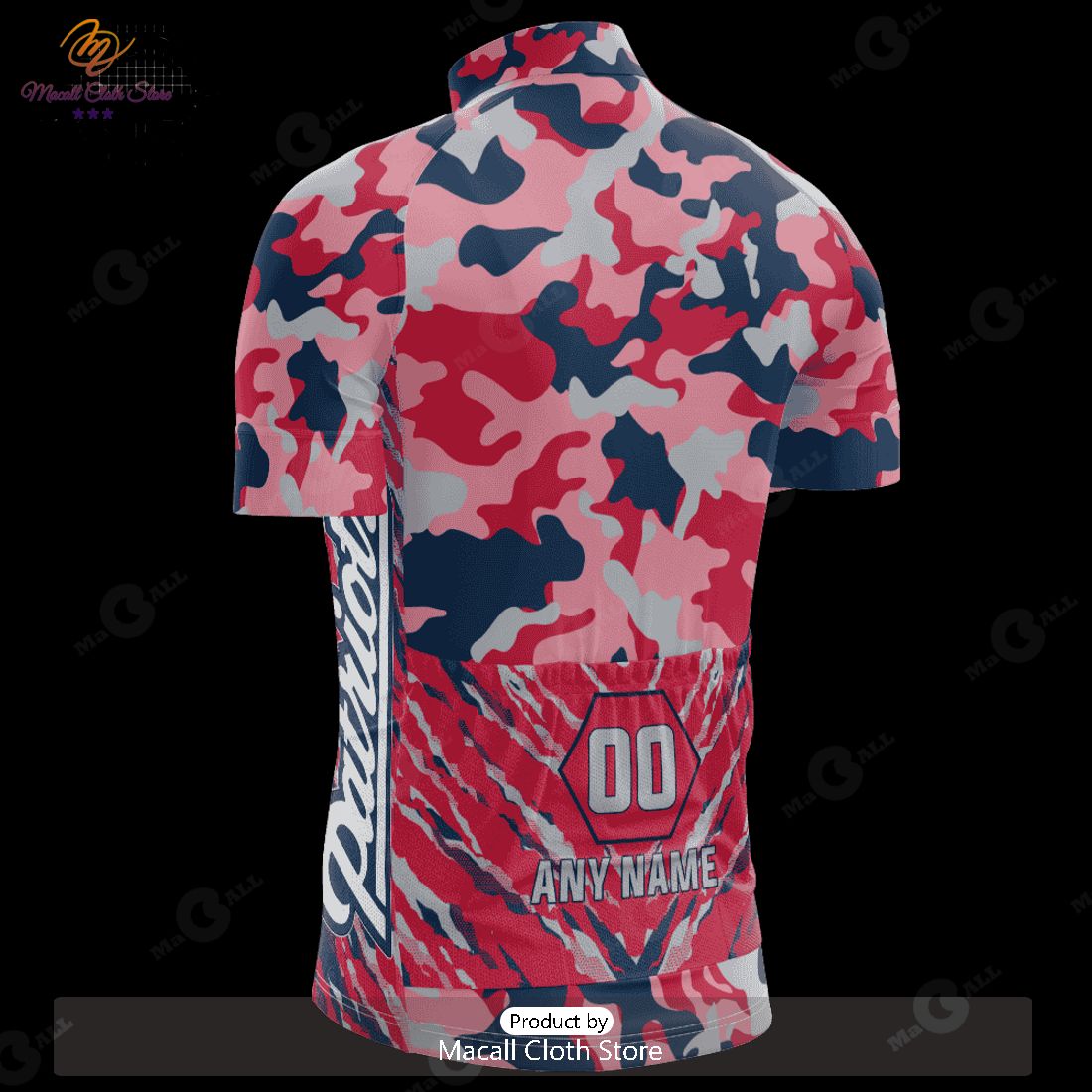 HOT New England Patriots Colorful Camo Cycling Jersey NFL 2023 Personalized