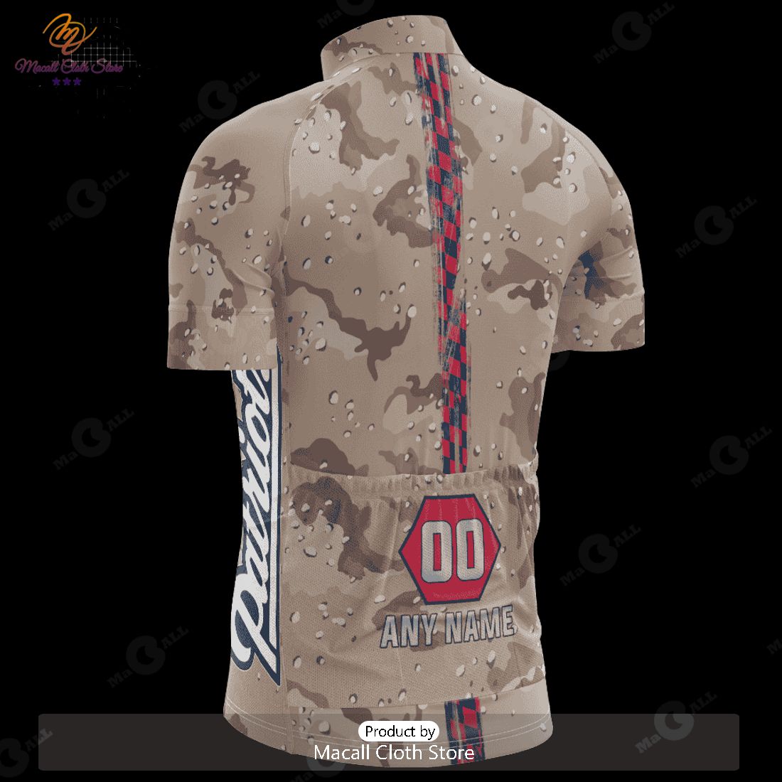 HOT New England Patriots Desert Camo Cycling Jersey NFL 2023 Personalized