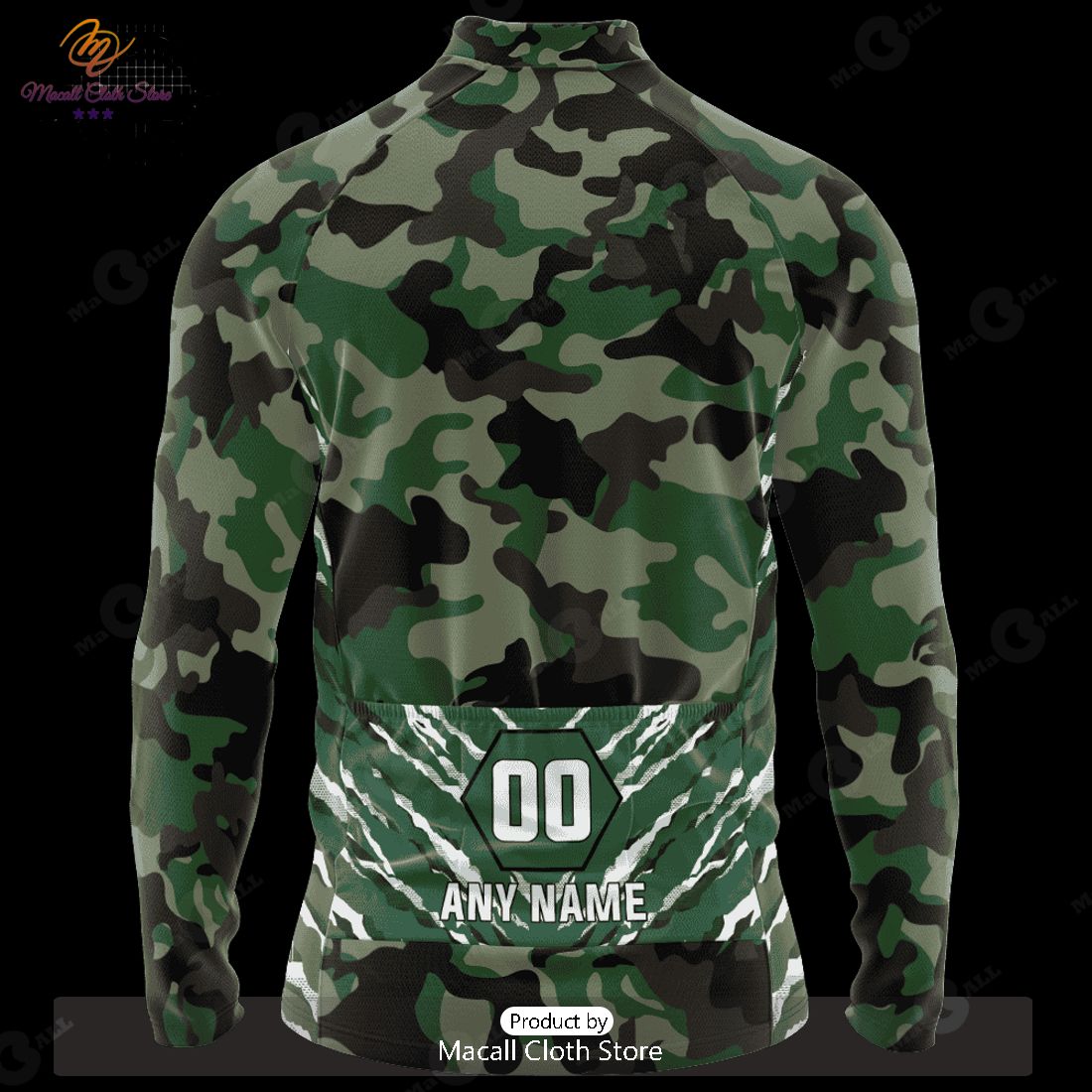 HOT NFL New York Jets Special Desert Camo Design Cycling Jersey Hoodie