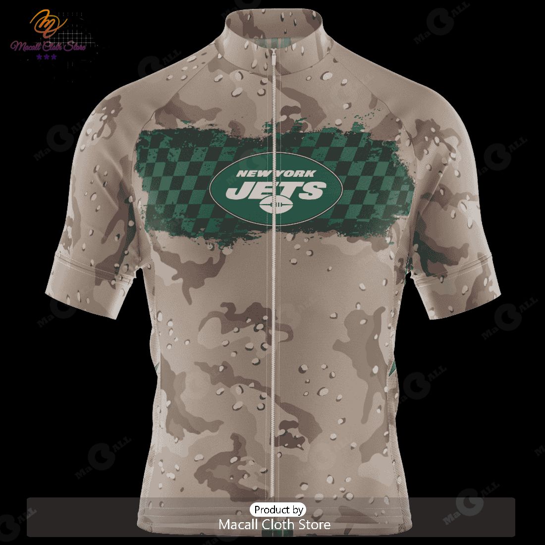 HOT New York Jets Desert Camo Cycling Jersey NFL 2023 Personalized