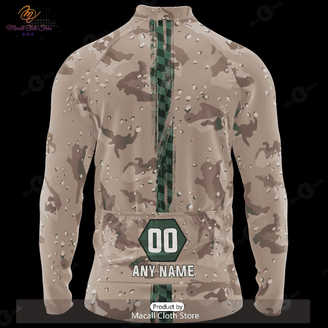 HOT NFL New York Jets Special Desert Camo Design Cycling Jersey Hoodie