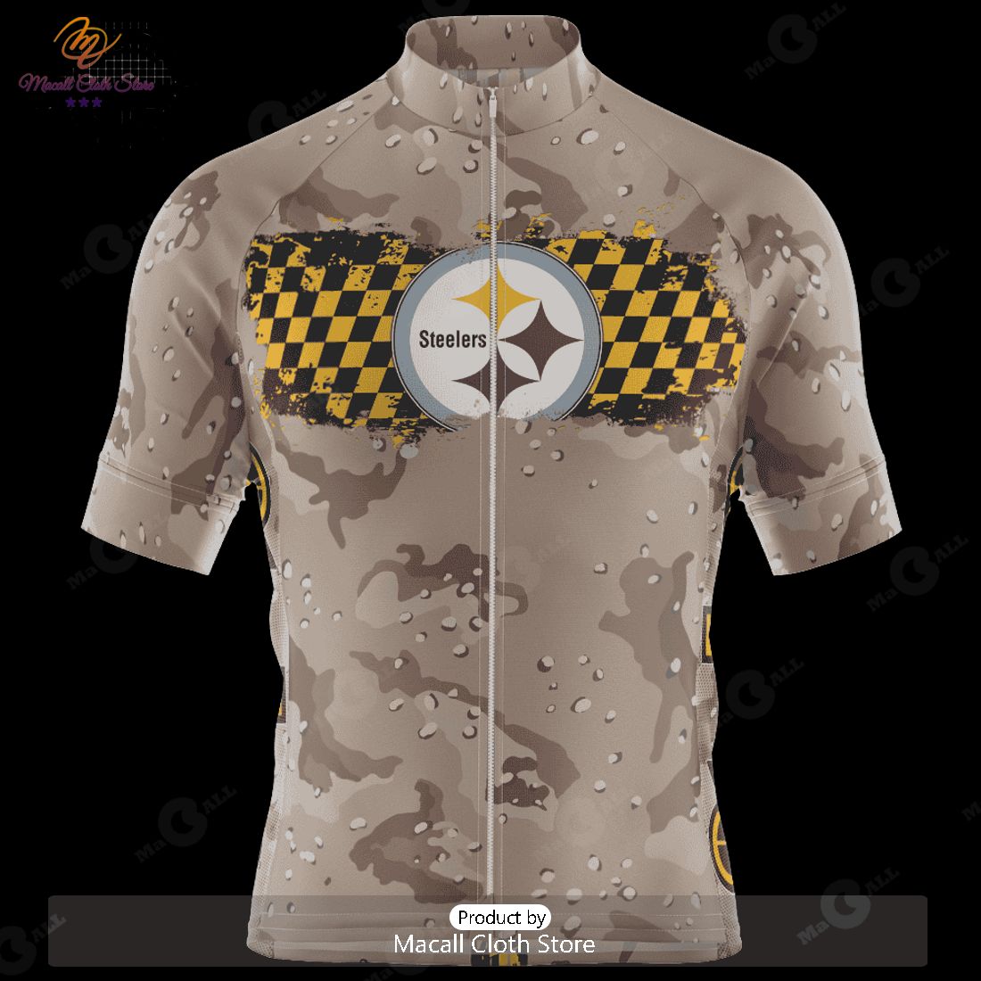 NEW NFL Pittsburgh Steelers Special Desert Camo Design Cycling