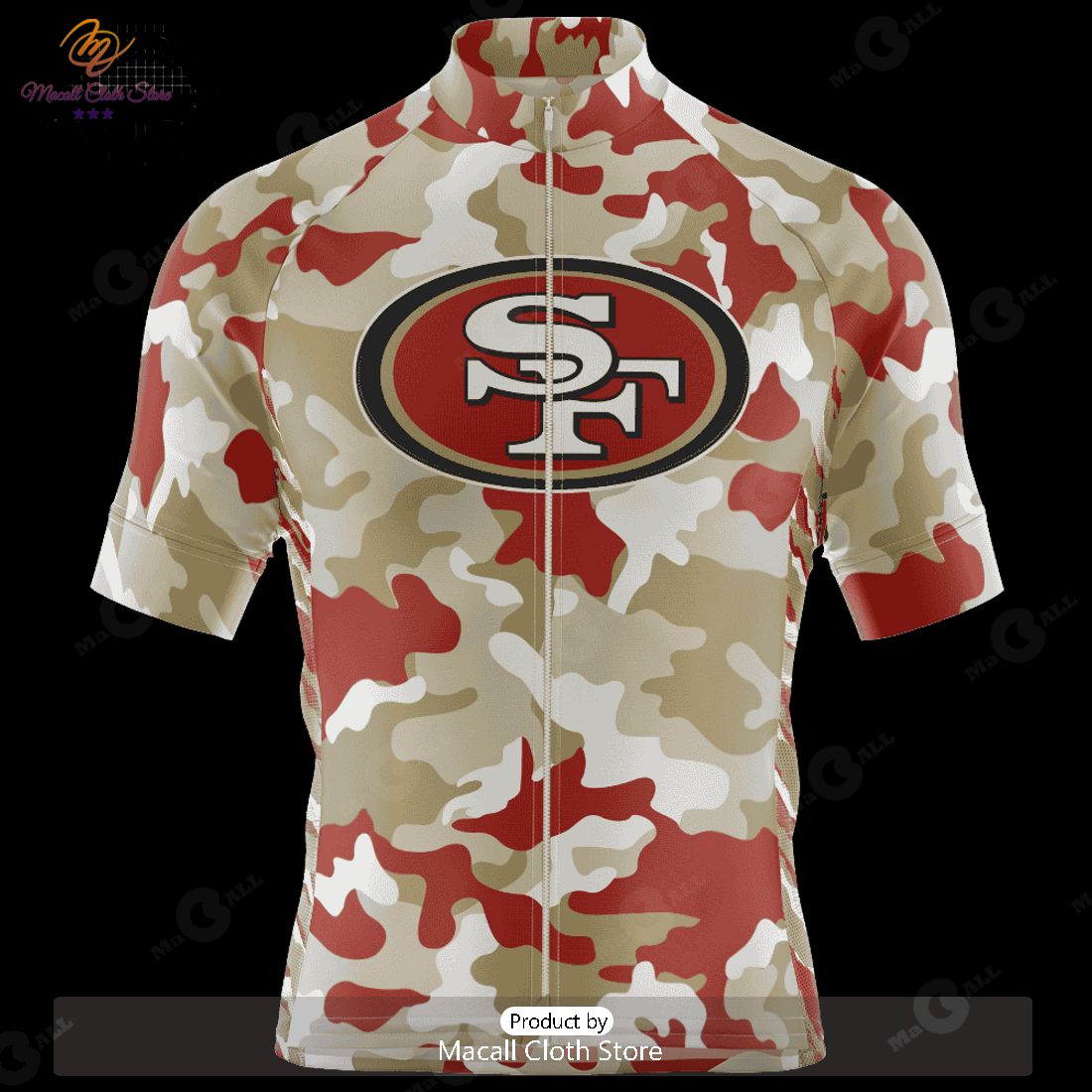 HOT TREND NFL San Francisco 49ers Special Design Cycling Jersey Hoodie