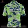 HOT Seattle Seahawks Desert Camo Cycling Jersey NFL 2023 Personalized