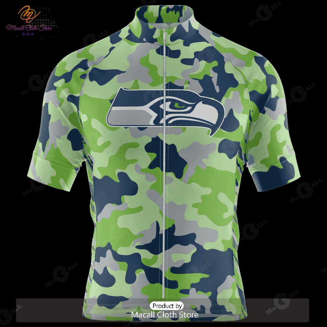 HOT NFL Seattle Seahawks Cycling Jersey Hoodie