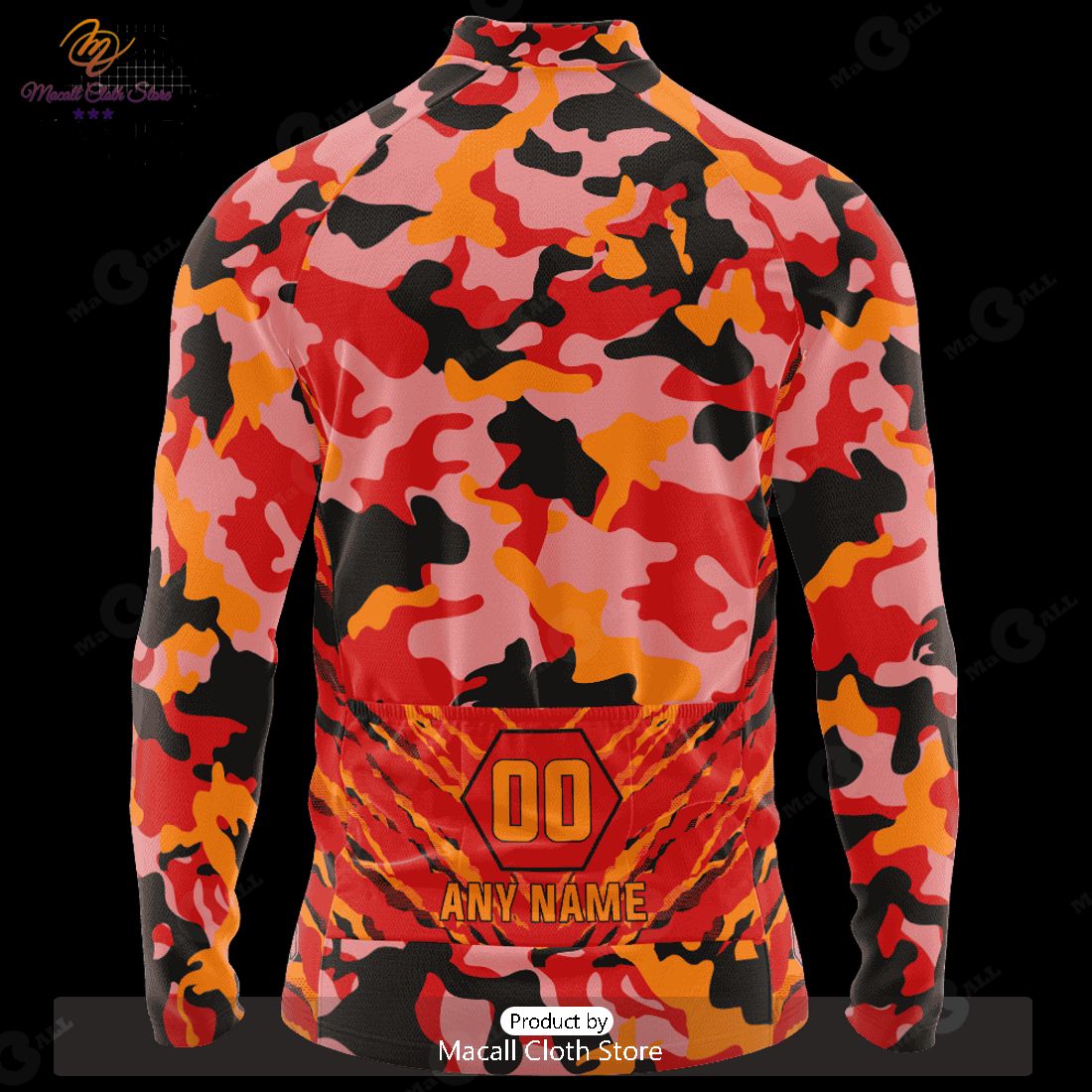 HOT NFL Tampa Bay Buccaneers Special Camo Design Cycling Jersey Hoodie