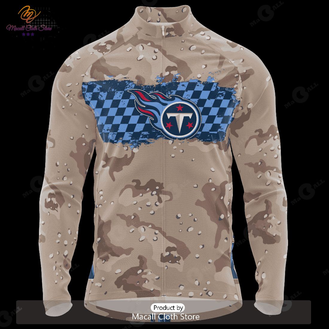 THE BEST NFL Tennessee Titans Special Desert Camo Design Cycling Jersey  Hoodie