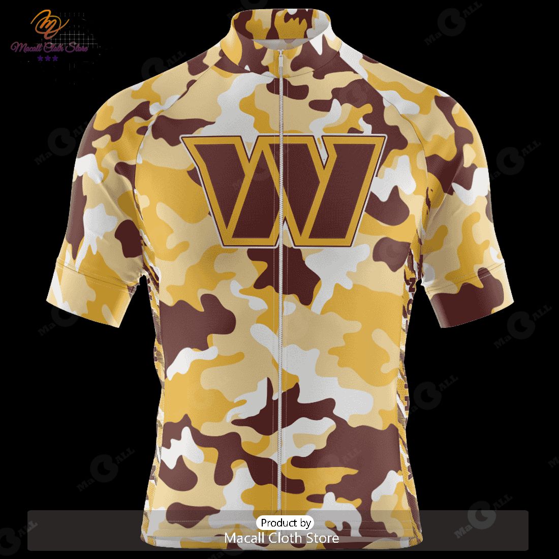 HOT Washington Commanders Colorful Camo Cycling Jersey NFL 2023 Personalized HOT Washington Commanders Colorful Camo Cycling Jersey NFL 2023 Personalized