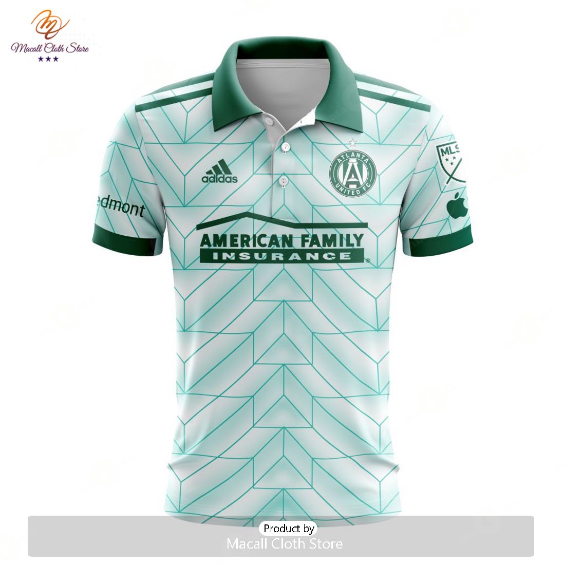 HOT MLS Atlanta United FC 2023 Away Custom Polo