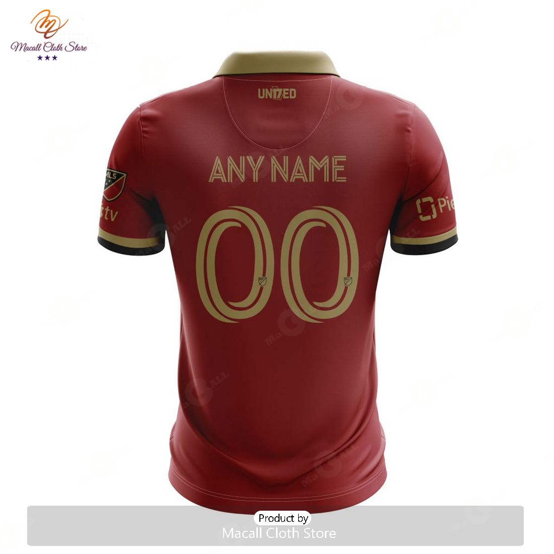 HOT MLS Atlanta United FC 2023 Home Custom Polo