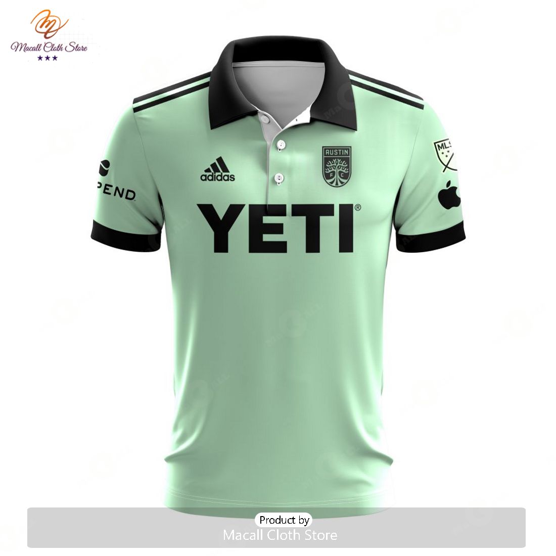 HOT MLS Austin FC 2023 Away The Sentimiento Custom Polo