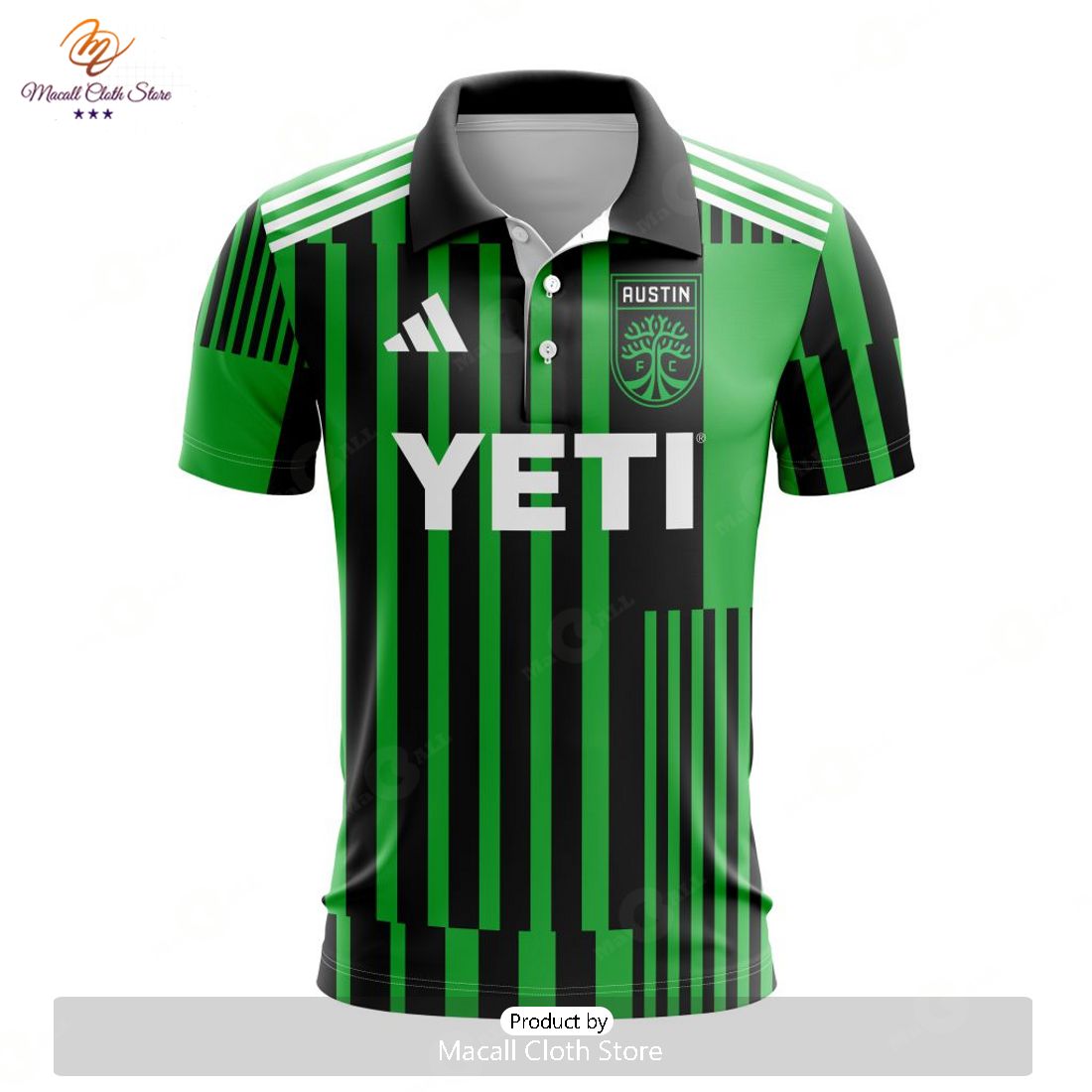 HOT MLS Austin FC 2023 Home Las Voces Custom Polo