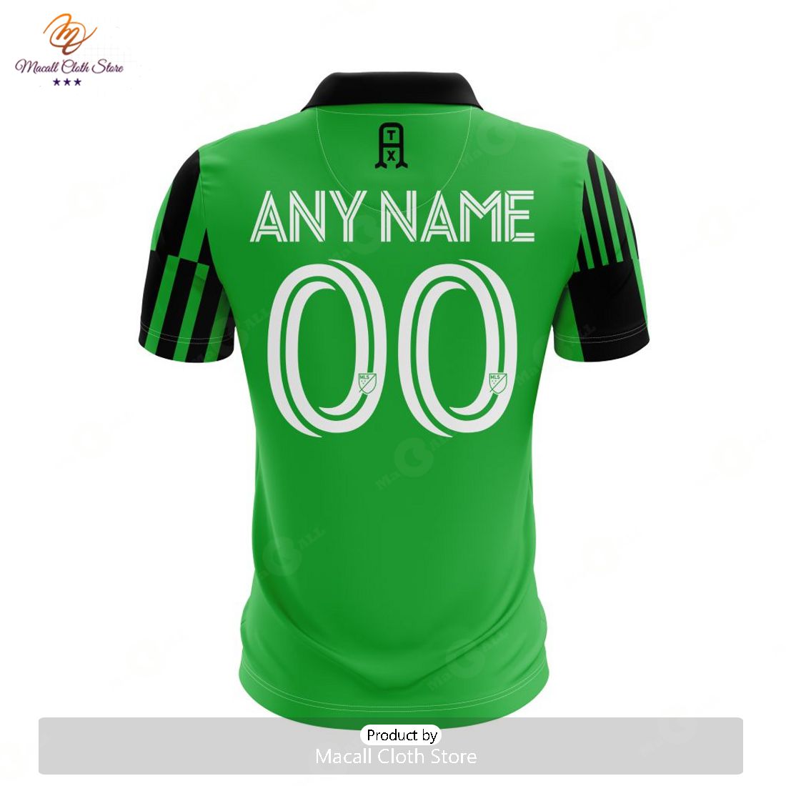 HOT MLS Austin FC 2023 Home Las Voces Custom Polo