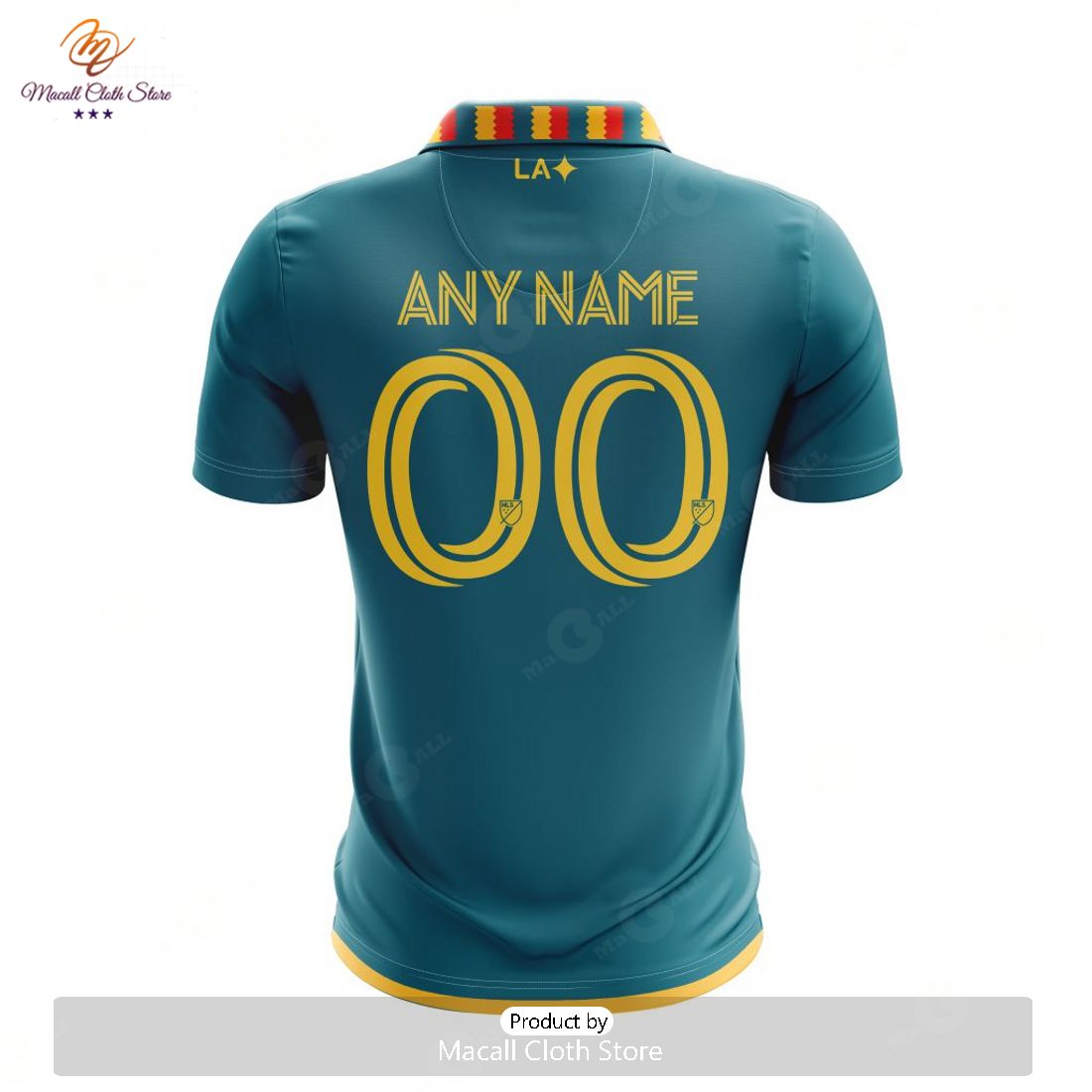 HOT MLS LA Galaxy 2023 Away Custom Polo