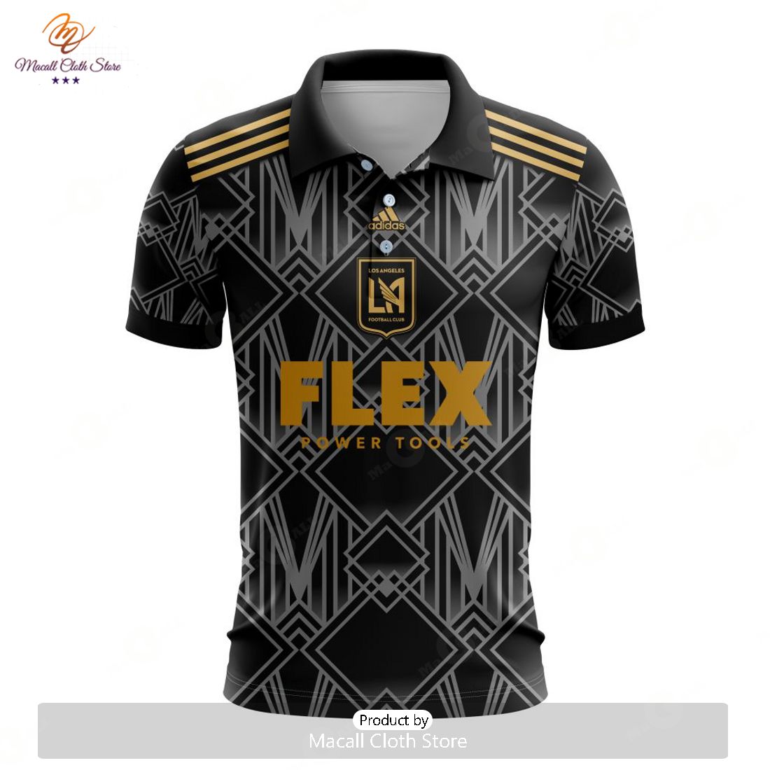 HOT MLS Los Angeles Football Club 2023 Home Custom Polo