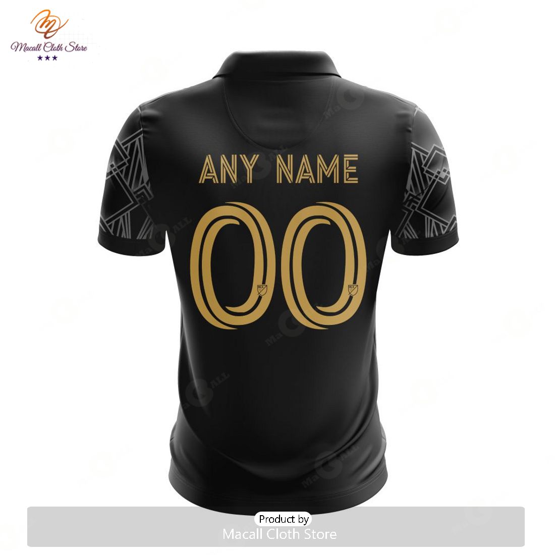 HOT MLS Los Angeles Football Club 2023 Home Custom Polo