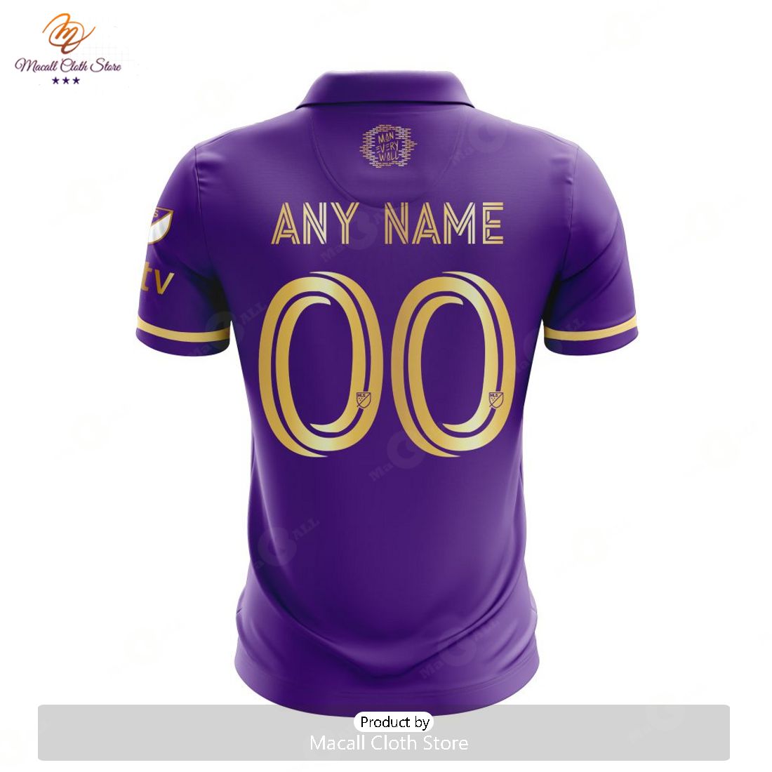 HOT MLS Orlando City SC 2023 Home The Wall Custom Polo