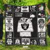 HOT Raiders With Logo Raiders And Rugby Custom Fleece Blanket