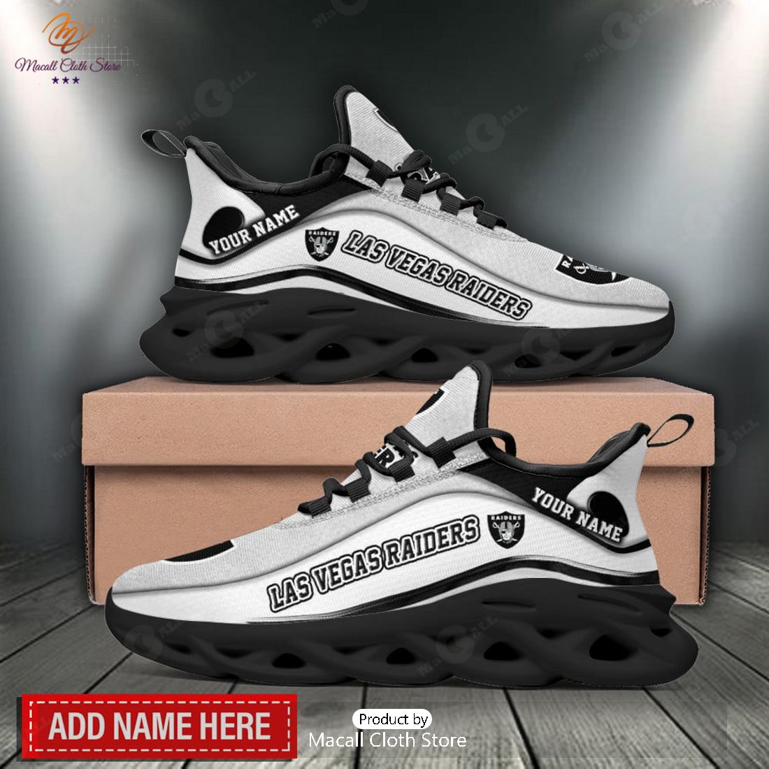 HOT LV Raiders Personalized For Fans Max Soul Sneaker