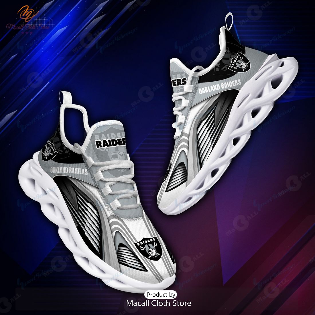 HOT New Custom Raiders Running Max Soul Sneaker HOT New Custom Raiders Running Max Soul Sneaker