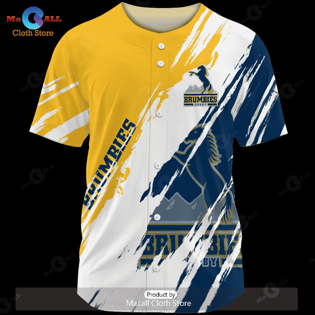 HOT Personalized ACT Brumbies Brushed For Super Rugby 2023 Hoodie Sweatshirt 3D