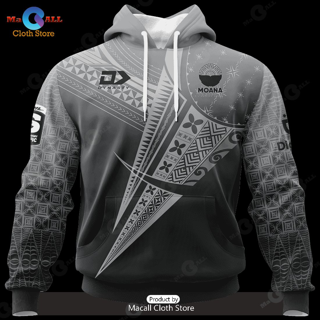 HOT Personalized Moana Pasifika Deep Water Super Rugby 2023 Hoodie Sweatshirt 3D