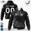 HOT Queensland Reds Monochrome Super Rugby 2023 Personalized Hoodie Sweatshirt 3D
