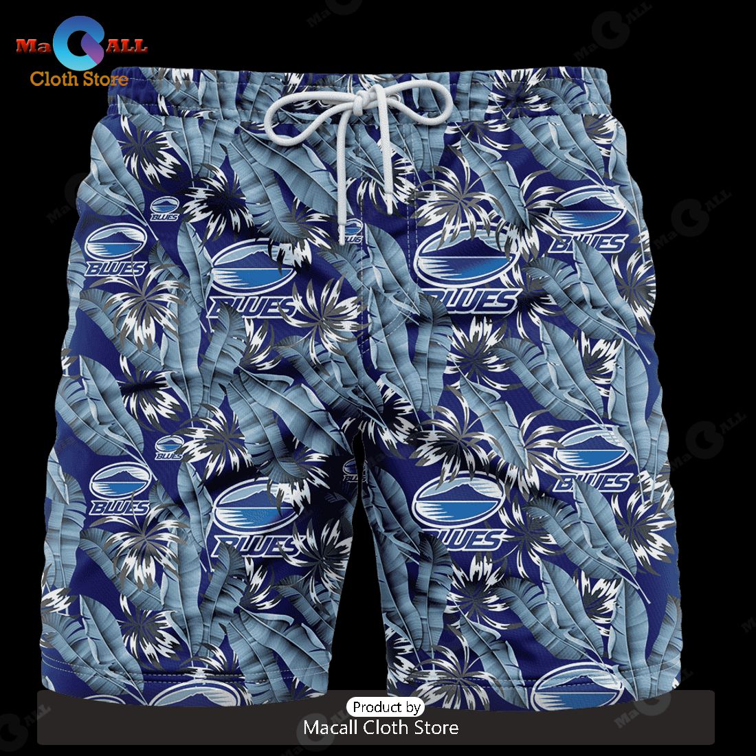 HOT Blues Hawaiian Shirt and Shorts Paradise Super Rugby 2023 HOT Blues Hawaiian Shirt and Shorts Paradise Super Rugby 2023