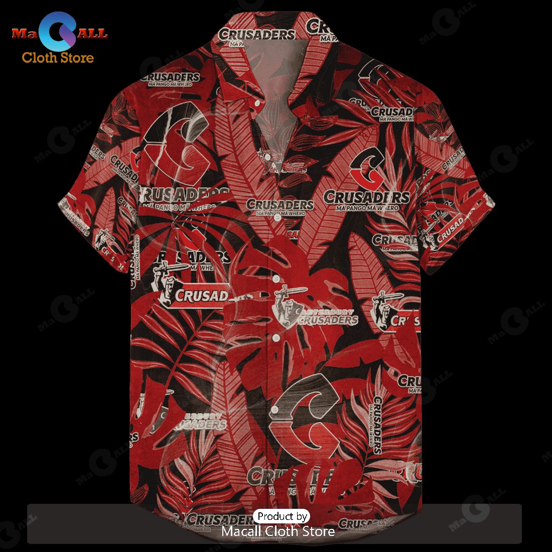 HOT Crusaders Hawaiian Retro Logo Revolution Super Rugby 2023