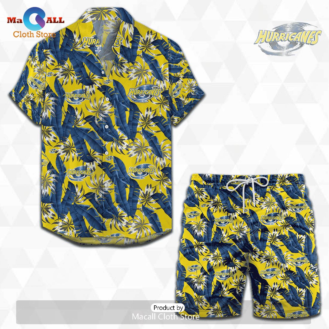 HOT Hurricanes Rebels Hawaiian Shirt and Shorts Paradise Super Rugby 2023