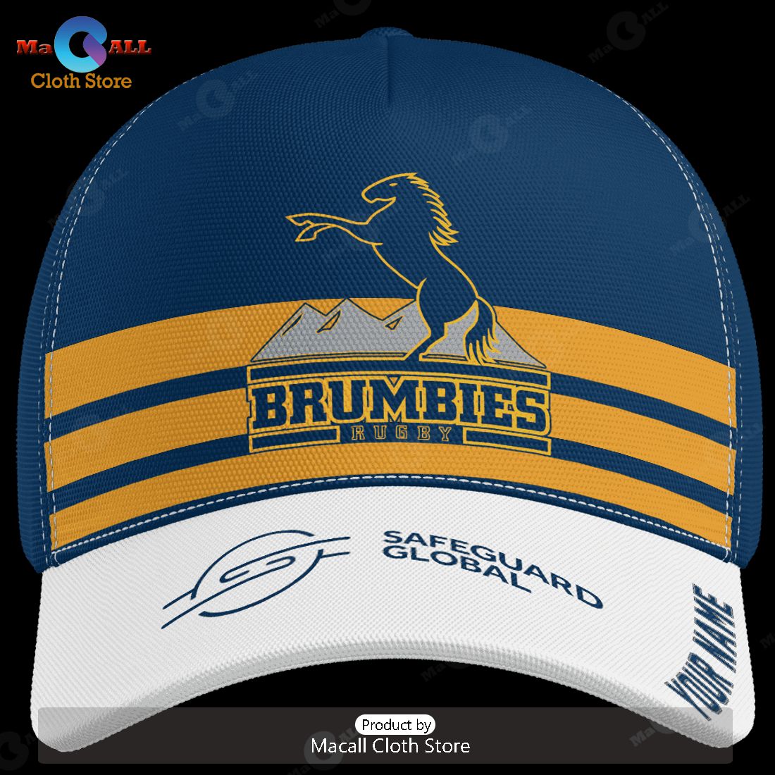 HOT ACT Brumbies Super Rugby Cap Home Personalized HOT ACT Brumbies Super Rugby Cap Home Personalized
