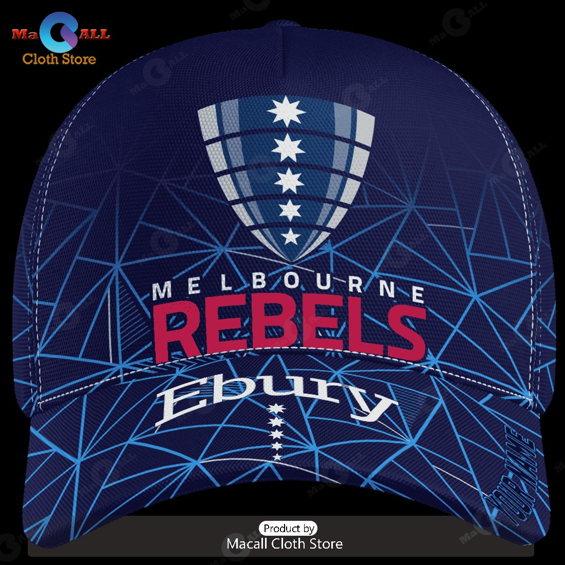 HOT Melbourne Rebels Super Rugby Cap Home Personalized HOT Melbourne Rebels Super Rugby Cap Home Personalized