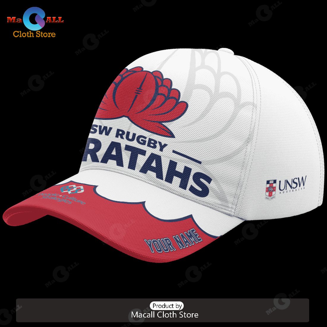 HOT New South Wales WaratahsSuper Rugby Cap Away Personalized