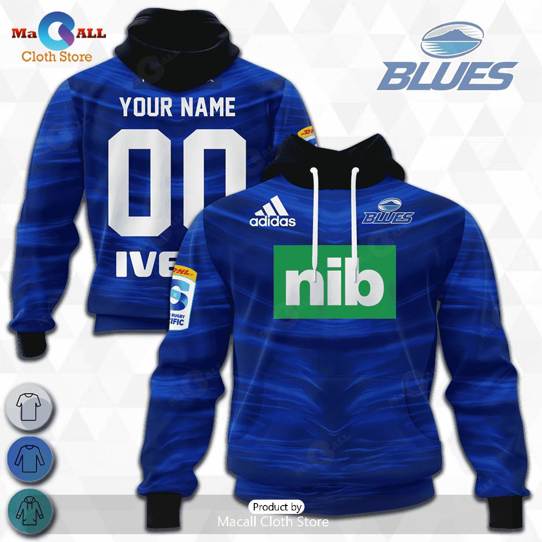 HOT Blues Super Rugby 2023 Home Jerseys Personalized Hoodie Sweatshirt 3D HOT Blues Super Rugby 2023 Home Jerseys Personalized Hoodie Sweatshirt 3D