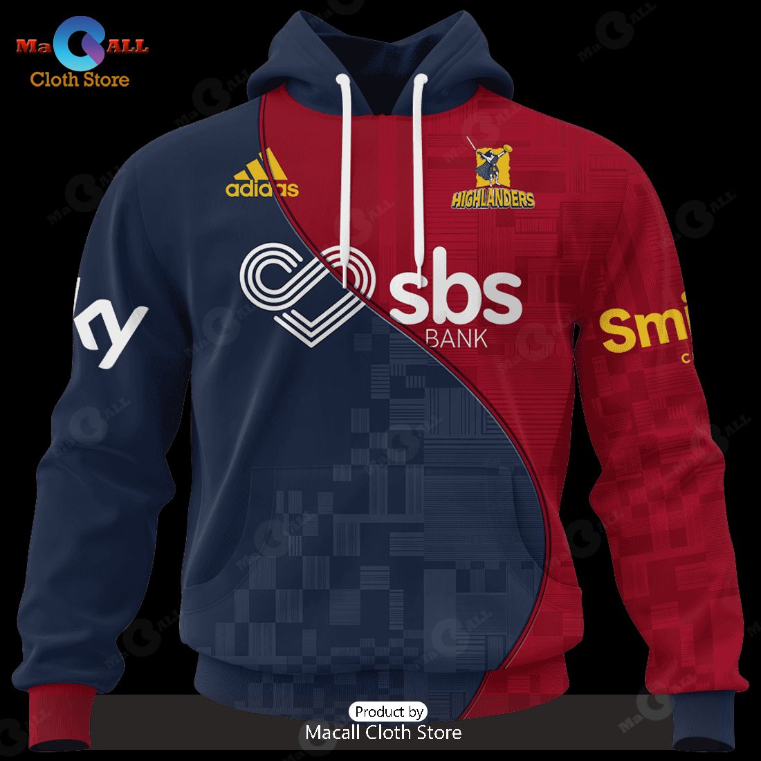 HOT Highlanders Super Rugby Mix Jerseys 2023 Personalized Hoodie Sweatshirt 3D
