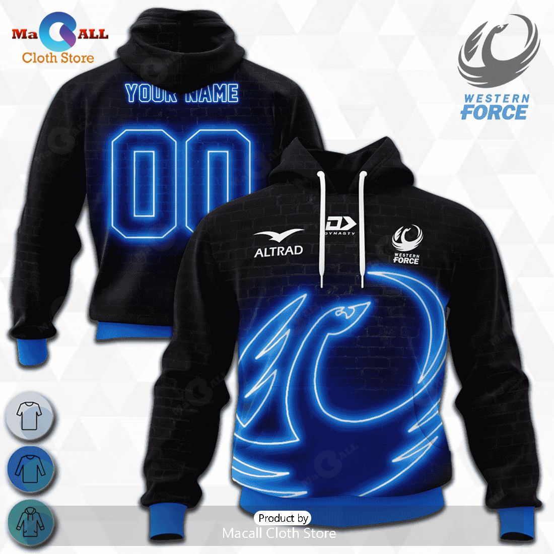 HOT Western Force Neon Warm Super Rugby 2023 Jerseys Personalized Hoodie Sweatshirt 3D HOT Western Force Neon Warm Super Rugby 2023 Jerseys Personalized Hoodie Sweatshirt 3D